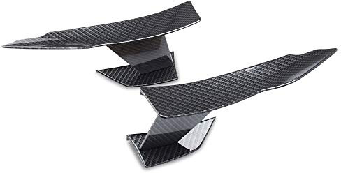 yunnie Universal Carbon Fiber Aussehen Auto Front StoßStange Lip Splitter Flossen Karosserie Canards Diffusor Spoiler für