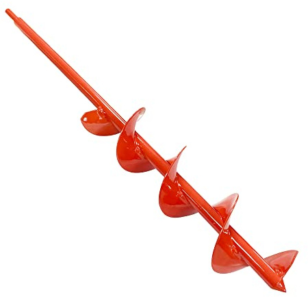 24”x 3”Auger Drill Bit 3/8”Hex Drive Bulb Bedding Planter Heavy-Duty Garden Spiral Drill Bits
