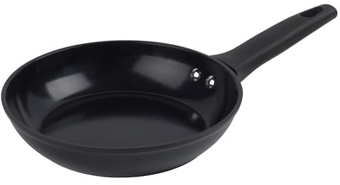 Russell Hobbs RH03253EU7 Verde Thermocollar 20 cm Frying Pan – Healthy Ceramic Non-Stick Coating, PFAS-Free, Recycled Aluminium Body, Induction Egg Omelette Cooking Pan, Temperature Indicator Cookware