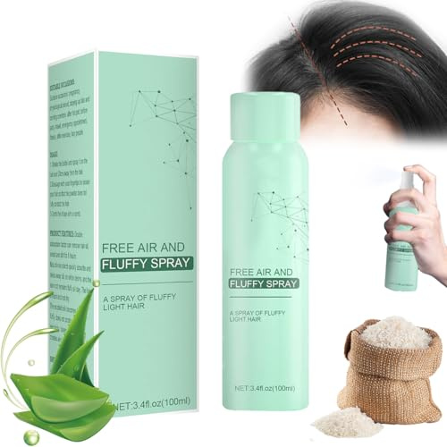 Magic Dry Hair Spray, Oil-Control Fluffy Volume Lift Hair Spray, Fluffy Volumizing Hair Spray for Fine Hair, Hair Root Lift Spray, Long Lasting Refreshing Washing Free (1 Bottle)