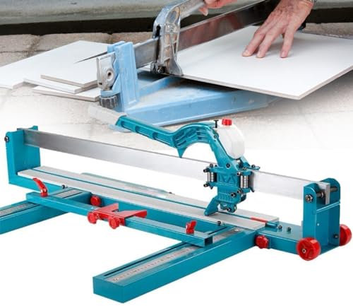 ZHIXUMM Manual Tile Cutter 48 Inch, Infrared Laser Position, Tile Cutting Machine With All-Steel Frame, 29 Bearings Precision Cutting Porcelain Ceramic Tile