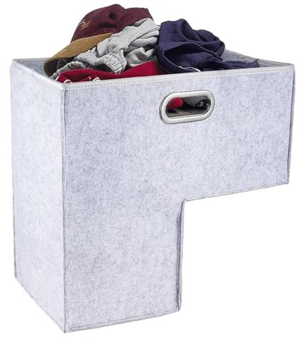 Cesta para escaleras, Cesta de almacenamiento para escaleras - Cesta plegable para escaleras | Organizador de almacenamiento de escalera de fieltro, cesta de escalón de escalera, organizador de almace