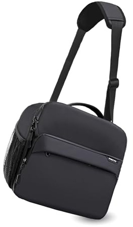MOSISO Sac à Dos Pour Appareil Photo, Sac D'épaule Étanche pour Appareils Reflex/SLR/Mirrorless, Caméra Matelassé Entièrement Ouvert avec Porte-Trépied & Couverture Pluie pour Canon/Nikon/Sony,Noir