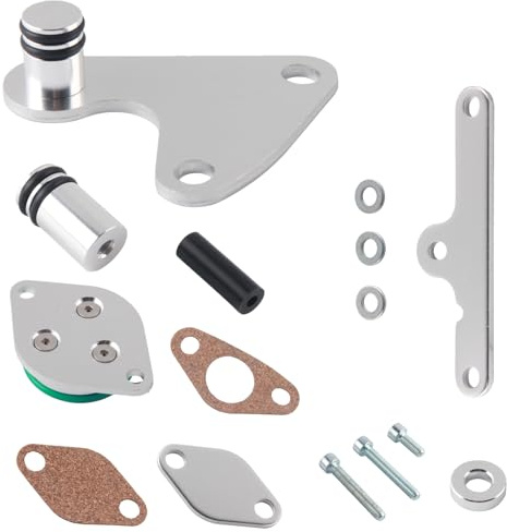 Hugwish Kit valvola EGR per motori diesel N57N N57S, guarnizione valvola EGR sostituzione soppressione compatibile con E90, E91, E92, E93, F10, F11, F01, F02
