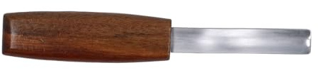 Cincel de tallado de madera curva, cortador de acero CR V con mango de madera de durazno, herramienta de escultura profesional para materiales laminados de madera blanda de madera