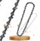 Plstod 4 Pezzi Catena Motosega 8 Pollici, 45 Links Mini Catena per Motosega, per Frese di Rami Nel Giardino, Lavorazione del Legno, Rifinitura Universale