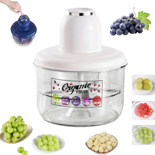 Electric Grape Peeling Machine, 2025 Upgraded New Electric Automatic Garlic Peeler Machine, Rechargeable Commercial Smart Peelers Skinning Tool, for Grapes, Cherry, Tomatoes