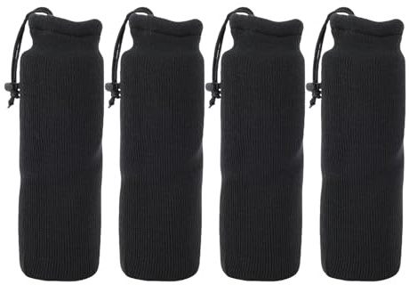 Fundas para Parachoques de Barco, Paquete de 4, con Ajuste y protección Solar, para Parachoques de Tubo de Cuerda Central y de Doble Ojo, 20 x 63 cm