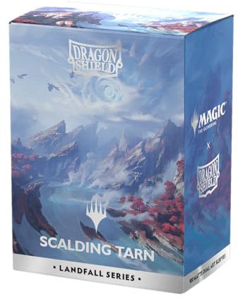 Dragon Shield | Matte Dual Art Sleeves | MTG Landfall Series | 100 CT - Smooth & Tough Premium TCG Sleeves | Compatible with Pokemon, One Piece & Magic the Gathering | Scalding Tarn