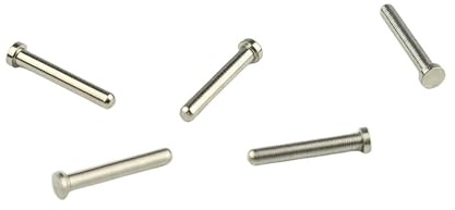 DQZRTUECA Cerniera for occhiali in acciaio inossidabile, viti, misure multiple, 100 pezzi(1.8x1.18x9.3mm)