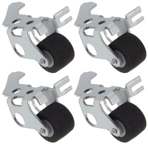 Garneck Rouleaux Presseurs Durabilité et Stabilité Assurées en Fer et Caoutchouc Lot de 4 Accessoires Essentiels pour Magnétophone Cassette pour Enregistreur Audio