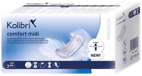 Kolibri Comfort Premium - Midi - 12,5 x 35 cm - PZN 11036604 - (28 Stück)