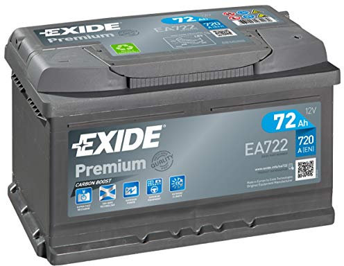 Exide EA722 Premium Auto Batteria 096TE