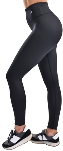 CompressionZ Damen-Kompressions-Leggings, hohe Taille, formend, Fitnessstudio, Pilates, Reisen, Yoga, Workout-Hose | Hohe Taille Butt Lift Kompression, 4-Wege-Stretch, atmungsaktiv, schweißableitend für Fitnessstudio, Yoga, Laufen, Pilates