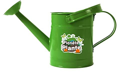 PLANETE PLANTE - Gießkanne für Kinder - Gartenwerkzeuge - 170518 - Metall - Garten - Natur - Pflanze - Blumen - Kinderspiel - Ab 3 Jahren