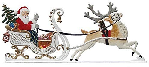 Wilhelm Schweizer Zinnfigur Nikolaus im Schlitten