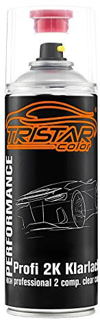 TRISTARcolor 2K Spraydose Profi KLARLACK matt HS 400 ml Autolack Sprühdose
