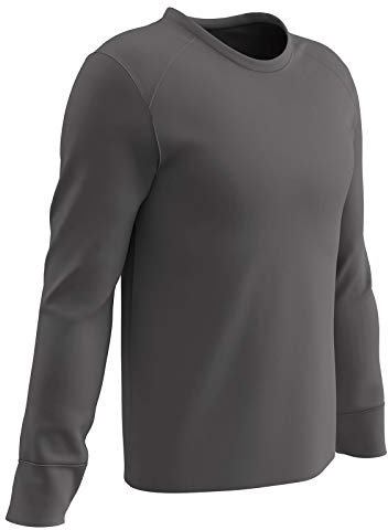 Champro Polyester Crew Neck Adult Shooter Shirt for Basketball Pre-Game Warmup Gunner-Camiseta de poliéster con Cuello Redondo para Baloncesto Antes del Partido, Gris, L para Hombre