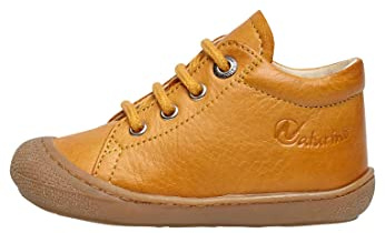 Naturino Cocoon-Lauflernschuhe aus Leder mit Wollfutter Kürbis 24