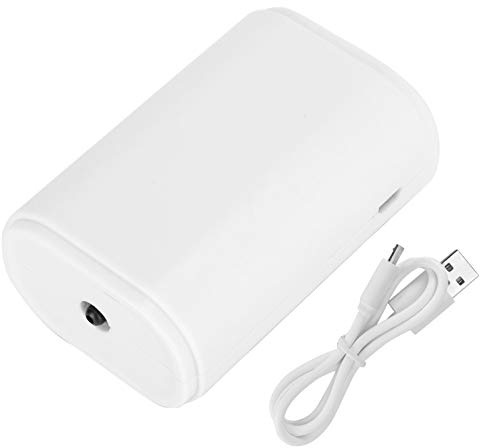 Pssopp Aquarium Luftpumpe USB Wiederaufladbare Ultra Silent Energiesparende Sauerstoffpumpe für Süß- und Salzwasser mit Einzelauslass (ZY-N08)