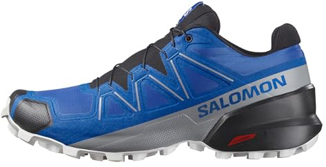 Salomon Men’s Speedcross Trail Running Shoes - Lapis Blue/Black/White - 10.5