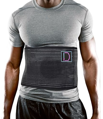 Abdomencare Plus Size Umbilical Hernia Belt For Men and Women | Hernia Belts For Men Abdominal With 2 Unique Compression Pads | Plus Size Hernia Belt For Women Abdominal | Adjustable Support | L/XL