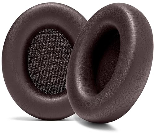 WC PadZ Studio Pro - Cuscinetti extra spessi per Beats Studio Pro | Da Wicked Cushions | Pelle PU migliorata, apertura dell'orecchio più grande, schiuma migliorata | Brown
