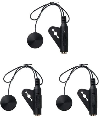 TsoLay 3X Akustikgitarren-Tonabnehmer Piezo-Tonabnehmer für Gitarren-Ukulele Violine, Mandoline, Banjo, Kalimba, Harfe