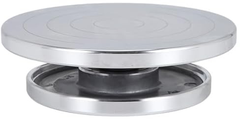 Roundsky Rueda de escultura de servicio pesado giratorio de cerámica soporte de herramientas de bricolaje giratorio plataforma de arte para la construcción de maquetas - 15 cm
