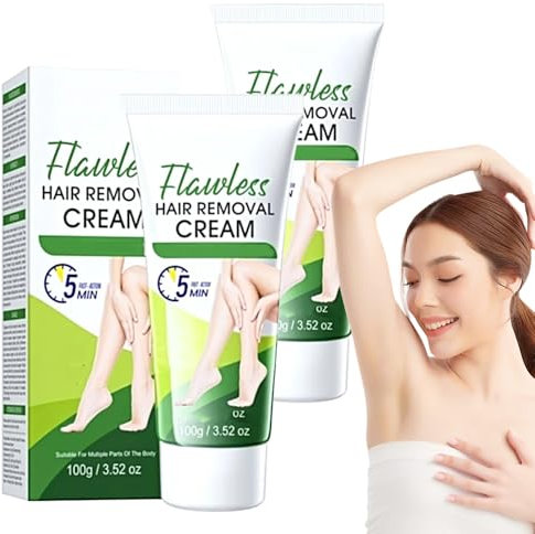 2 Stück Enthaarungscreme Gesicht, 2025 Neue Unisex Haarentfernungscreme, Sanfter und Schmerzloser Haarentfernungsschaum, Hinterlässt Keine Spuren, für Gesicht, Körper, Intimbereiche (M, Aloe Vera)