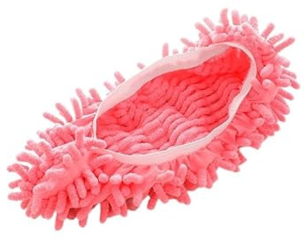 KBLDOPN Mopa for Polvo, Zapatillas, cubrezapatos, Calcetines de Microfibra Lavables multifunción for Limpieza de Pisos. para Casa, Cocina, Oficina(Pink)