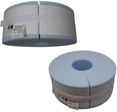 TAKImed,Talloniera, Polsiera Antidecubito, Antidecubito Per Sollevamento Talloni e Per L'elevazione Del Polso,Per L'elevazione Del Tallone Alla Caviglia Cuneo. Schiuma in puleuretano espanso.