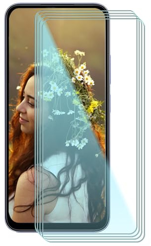 TIANDIMY 4 Pack Screen Protector for Blackview Wave 8,Tempered Glass Film with Easy Installation Tool,Case-Friendly,HD Clear,Anti Scratch Bubble Free,Ultra Resistant.