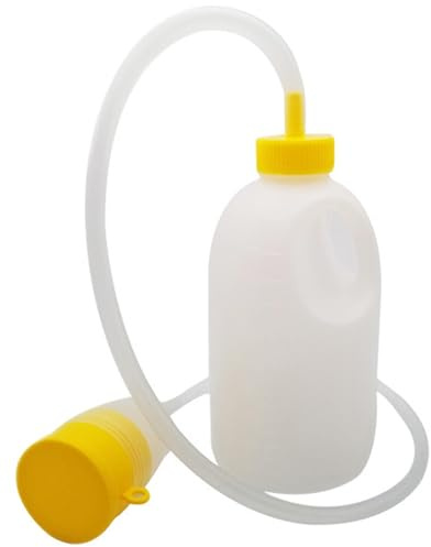 1 700 ml spillsäker bärbar urinoar för män med handtag, luktblockerande lätt att rengöra urinflaska för hem och sjukhus