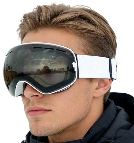 Lunettes de planche à neige | Lunettes de protection UV à large vision, lunettes de planche à neige pour l'hiver, pour sports d'hiver en plein air hommes, femmes, jeunes garçons
