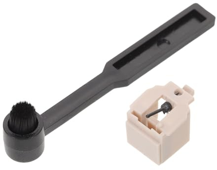 LIGIGWASH Record Player Cleaning Kit Velvet Brush Replacement Stylus for Vinyl Records Essential Dust Brush for Home Music Parties