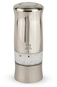 PEUGEOT - Moulin à Sel Électrique Zeli 14 cm - Mécanisme Zirlion - Inox