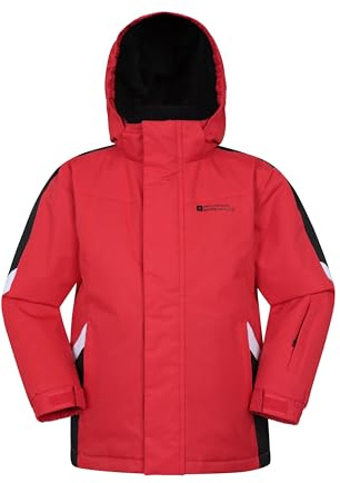 Mountain Warehouse Veste de Ski Raptor Enfants - Manteau Résistant à la Neige, Doublure Polaire, Jupe Pare-Neige Intégrée - Parfaite pour l'hiver