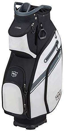 WILSON Staff EXO II Herren-Golftasche, Schwarz/Weiß/Grau