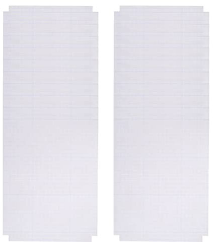 Copertina Libro Trasparente Autoadesiva 22k, Plastico Bianco 20 Pezzi