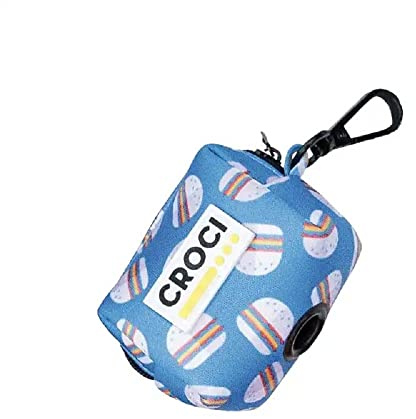 Croci Porta Sacchetti Igienici per Cani | Fantasia Foodie | Misure: 6X4 CM, Multicolor, C6057169