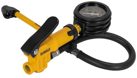 Dewalt DXCM024-0405 - Inflador con indicador analógico de 2 pulgadas y manguera de 12 pulgadas
