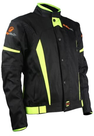 Msport 4-Jahreszeiten Motorradjacke Wasserdicht für Herren – Atmungsaktive Motorradjacke mit Herausnehmbarem Thermofutter und Protektoren - Jacke XXL