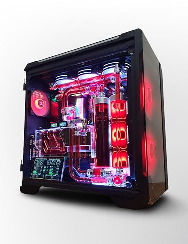 VIXIA PC para juegos personalizada refrigerada por agua de alta gama, Intel Core i7 14700K 5.6GHz, GeForce RTX 4080 Super DDR6X 16GB, DDR5 64GB 6000 MHz, PCIe4.0 M.2 NVME 2 TB, refrigeración dual