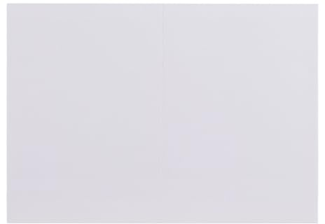 Vaessen Creative Cartes Pliantes en Papier Cartonné 10,5 x 14,8 cm (A6) - 100 pcs en Blanc - pour Dessin, Invitations & Faire Part Personnalisés
