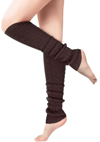 Suphigher Damen Beinstulpen 9, coffee, One size