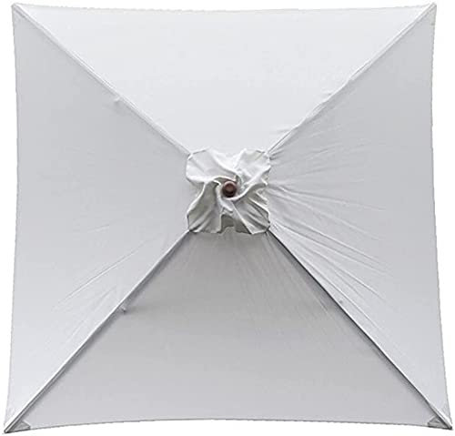 Toile de rechange pour parasol de marché, parasol de jardin, 2 x 2 m, blanc