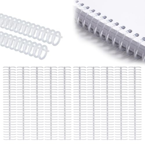 10 Peines Encuadernación Plástico 30 Anillos 19mm Capacidad 150 Hojas