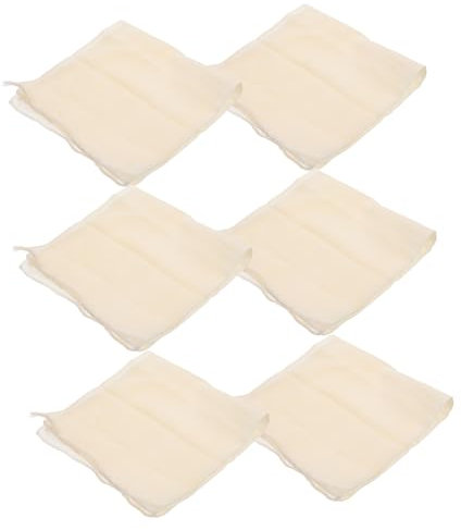 MOTHNUR 12piezas Pañuelos De Queso De Reutilizables Para Filtrar Tofu y Queso De Filtro Práctico Para Cocina Para Bebidas y Alimentos