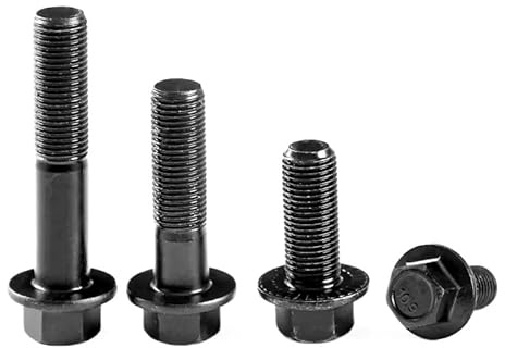 Boulons à tête hexagonale à filetage fin en acier noir 10,9 vis m10 m12 m14 m16 (3,M12 x 1.25 x 50mm)